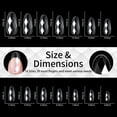thumbnail image 5 of 1 Box 3D False Nails Soft Gels Nails Tips Almond Artificial Nails Full Cover on Nails, 5 of 6
