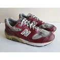 thumbnail image 3 of RARE New Balance M587BS Burgundy/Gray Running Shoes Made In USA Mens sz 10.5 D, 3 of 6