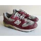 thumbnail image 3 of RARE New Balance M587BS Burgundy/Gray Running Shoes Made In USA Mens sz 10.5 D, 3 of 6