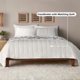 thumbnail image 6 of Mainstays Corduroy Pillow Sham, Standard, White, 1 Pack, 6 of 7