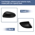 thumbnail image 3 of Reemplazo de tapa de espejo lateral izquierdo del conductor 1 Pc ABS negro para DACIA DUSTER 2017-2021, cubierta de guardia de espejo No.963734568R, 3 of 7