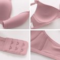 thumbnail image 3 of Women's Without Underwire Bra Pack of 3 Adjustable Strap T-Shirt Bra V neck Scalloped Padded Everyday Bra, 3 of 6