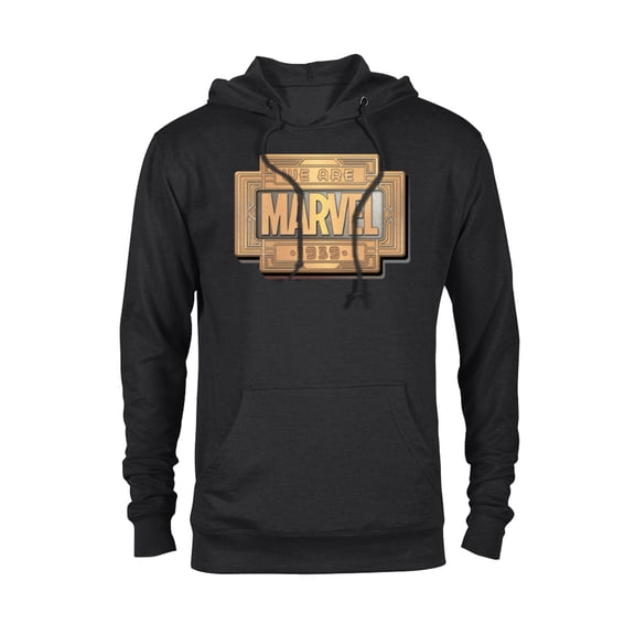 Marvel 85th Anniversary Logo Plate We Are Marvel 1939 - Pullover Hoodie for Adults - Customized-Black
