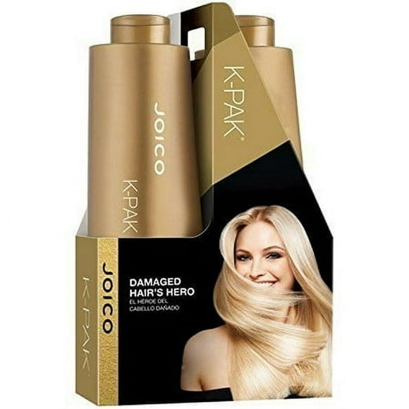 Joico K-Pak Shampoo and Conditioner Liter Duo Set, 33.8 oz
