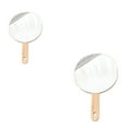 thumbnail image 5 of RAGUPEL 2Pcs Hand Mirror Extra-Large Hd Mirror Hand Mirrors with Handle 0 Make Up Mirror Mixing1, 5 of 5