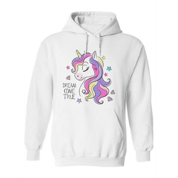 Fashion Unicorn Hoodie Women -Image by Shutterstock, Female Large