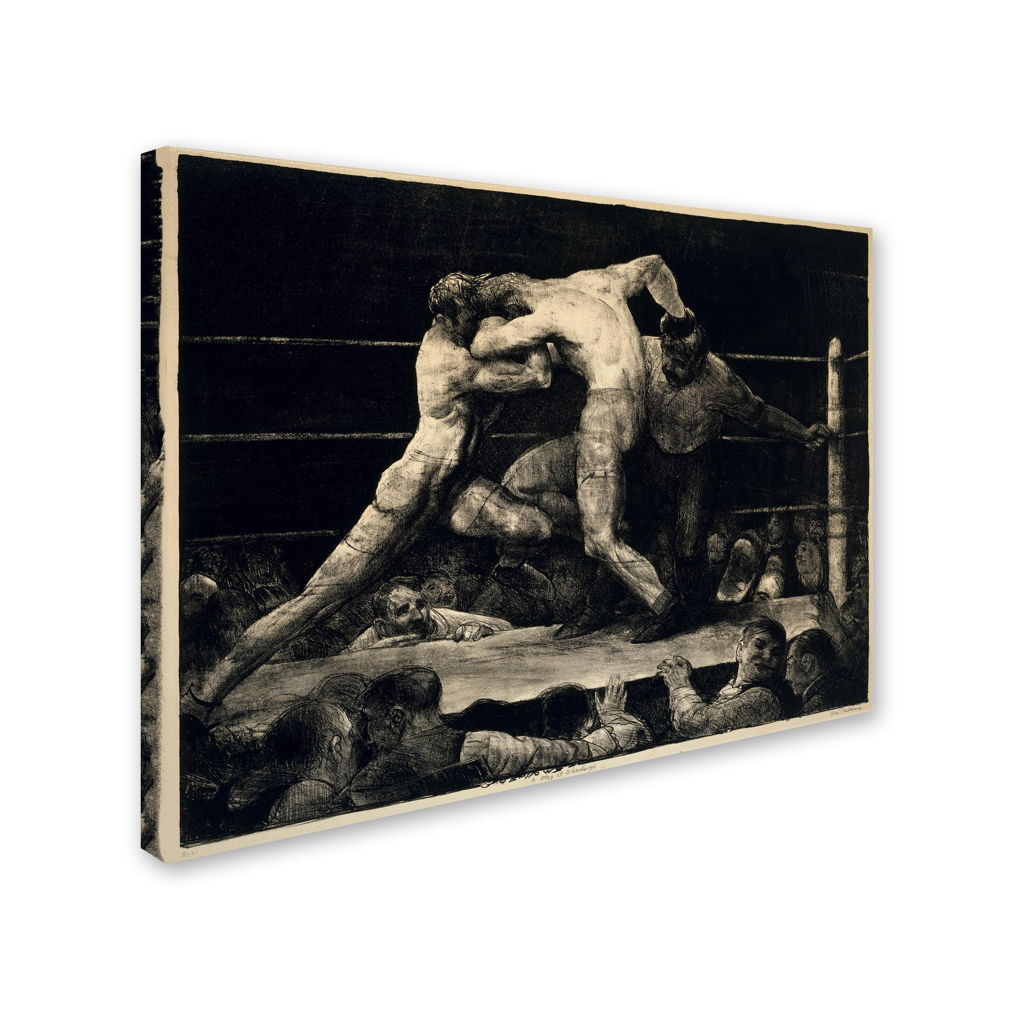 George Bellows 'A Stag At Sharkeys' Canvas Art