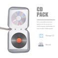 thumbnail image 3 of FONDOTIN 2pcs DVD Organizer DVD Storage Hard Durable Plastic Space-saving for Travel, 3 of 6