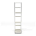 thumbnail image 4 of Furniture of America Liponia 7-Shelf Bookcase, Chrome, 4 of 6