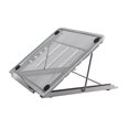 thumbnail image 1 of EeaseCA Adjustbale Notebook Bracket Support Steel Plastic Sprayed Portable Folding Computer Bracket Cooling Base Desktop Bracket Laptop Stand(Silver Gray), 1 of 7