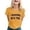 Jaune, variante sur HXWCHs T-shirt à Coupe Basse Mom's Favorite Day Humour Familial T-shirt Graphique pour Femmes Confortable Décontracté Col Rond T-shirt S Noir