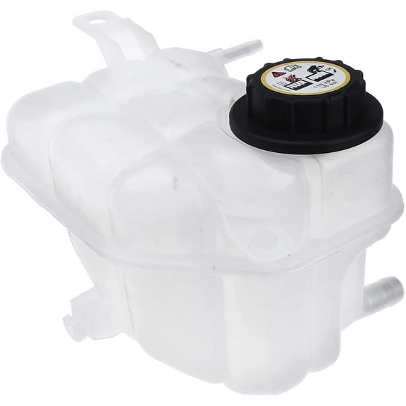 A-Premium Front Engine Coolant Reservoir Tank with Cap Compatible with Ford Fusion 2006-2010 Lincoln Zephyr 2006 Mercury Milan 2006-2009 L4 2.3L V6 3.0L