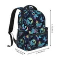 thumbnail image 2 of Gaeub Blue Butterfly Ergonomic Lightweight Laptop Backpack - Multiple Pockets for School, Work, Travel, Outdoor Activities -One Size, 2 of 5