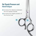 thumbnail image 3 of Hair Thinning Scissors Haircut Shears Barber Hair Cutting Trimming Razor Edge Teeth Blending Scissor, 3 of 5