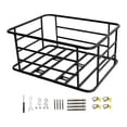 thumbnail image 3 of Bike Rear Basket Detachable Luggage Rack Takeaways Carrier Rear Bike Cargo Rack M, 3 of 8