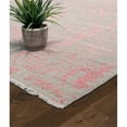 thumbnail image 5 of Pasargad Home Transitiona Transitional 8' x 10' Hand-Knotted Bamboo Silk and Wool Silver/Pink Rug - All Ages, Indoors, 5 of 5