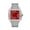 Red, variant on 16.75CT Stylish Hip Hop Iced Out VVS Moissanite Automatic Watch, Collection of 2882 D Color Moissanite Stones ,White Strap, Passes Tester