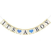 Mickey Mouse Baby Shower Decorations for Boy,"Its A Boy" Banner Blue Party Supplies kit, Indoor Outdoor