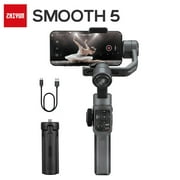 ZHIYUN Smooth 5 [Official ] Phone Gimbal 3-Axis Flexible Smartphone Handheld Stabilizer Gray for iPhone/Samsung/Huawei/Xiaomi