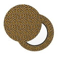 thumbnail image 2 of Zufioo Candy Corn Print Round Bar Chair Cushion Cover, Elastic Round Stool Protector, Dustproof and Non-slip Bar Kitchen Restaurant Chair Mat-13 inch, 2 of 7
