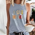 thumbnail image 2 of IROINNID Women's Casual Sleeveless Tank Tops Round-Neck Loose Printed Leisure Tops Spring Saving, 2 of 2