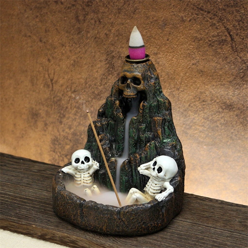 BQBQERT Backflow Incenses Burners Indoor Fume Waterfall Incenses Holder Creative Incenses Burners Aromatherapys Ornament