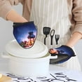 thumbnail image 6 of Pofeuu Lantern On Snow With Christmas Print Thickened Mini Silicone Oven Mitts Heat Resistant, Rubber Oven Mitt Gloves, Finger Pinch Grips, Pot Holder, Silicone Potholder, 6 of 7