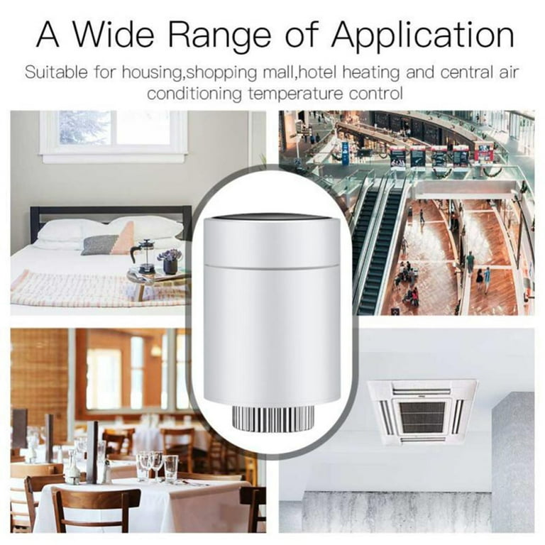 Anself Intelligent Temperature Control Valve Portable Radiator Valve  Programmable Temperature Controller Household Thermostat Valve Temperature  Regulating Valve ZigBee Tuya APP Remote Control (Used - Walmart.com