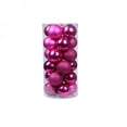 thumbnail image 5 of Pretty Comy 24Pcs Christmas Balls Ornaments for Xmas Tree - Shatterproof Christmas Tree Decorations Perfect Hanging Ball Green 1.2" x 24 Pack, 5 of 5
