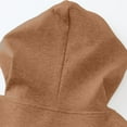 thumbnail image 3 of Mrmaere Men's Hooded Jacket Full-Zip Soft Fabric Comfortable Casual Outerwear for Daily & Leisure Brown XXXL, 3 of 8