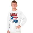 thumbnail image 5 of Puerto Rico Nuyorican Proud Borinquen Long Sleeve TShirt Men Women Brisco Brands S, 5 of 5
