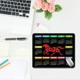 thumbnail image 7 of Coollooc 2026 Calendar Mouse Pad Desk Mat, 10x8 Inch Office Small Mouse Pad, Waterproof Non-Slip Rubber Base for Home Office Gaming Computer Laptop PC Accessories Mousepad(A Style), 7 of 7
