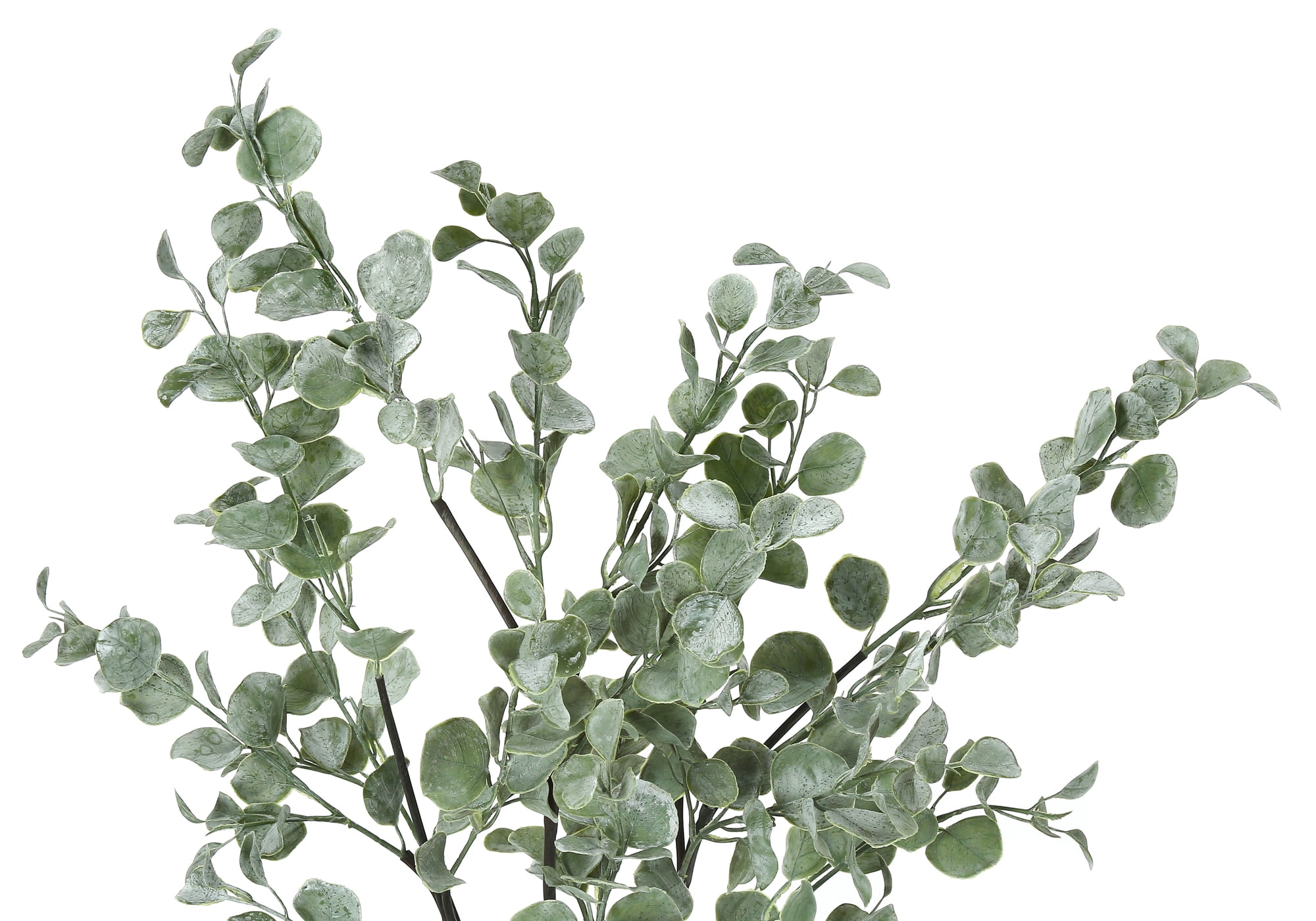 Artificial Plant, 35" Tall, Eucalyptus Tree, Indoor, Faux, Fake, Floor, Greenery, Potted, Decorative, Green Leaves, Black Pot