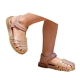 thumbnail image 3 of Gyujnb Girls Glitter Jelly Sandals Soft Sole Casual Footwear, Adjustable Strap Closed Toe Water Shoes (Toddler, Little Girls),4.5-5 Years, 3 of 7