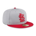 thumbnail image 3 of Men's New Era  Gray/Red St. Louis Cardinals 2025 Batting Practice 59FIFTY Fitted Hat, 3 of 7