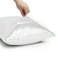 thumbnail image 5 of Teissuly Satin Pillowcase For Hair And Skin, Pillowcases Standard Size Set Of 2, Luxury And Soft Satin Pillowcovers 2 Pack (20x30 Inches), 5 of 8