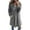Gray coat for women, variant on Usmixi 2023 Faux Fur Coat for Women Plush Trench Coat for Women Plus Size Casual Solid Soft Fuzzy Fleece Jacket Long Sleeve Lapel Open Front Overcoat Outwear Winter Faux Fur Coat