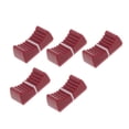 thumbnail image 2 of Paquete de 5 perillas de mezclador de plástico Kusrkot Reemplazo de la perilla del fader del mezclador rojo, 2 of 8