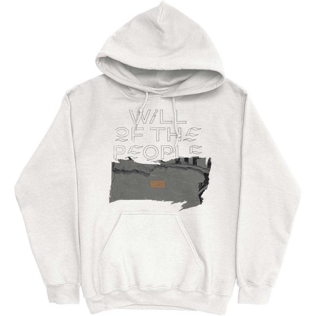 Muse - Sudadera Will Of The People para Adultos Unisex (Blanco)
