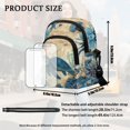 thumbnail image 6 of TSOVTHRID Vintage Sea Turtle Seagrass Print Small Crossbody Bags for Women Cell Phone Purse Wallet Trendy Cell Phone Shoulder Bag Handbags with Zipper Closure, 6 of 7