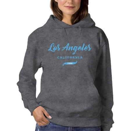 Los Angeles 1998 Banner Hoodie Women -Image by Shutterstock Female Large