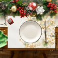 thumbnail image 4 of Decoraciones de la Mesa de Navidad 42 * 32 * 1 cm / 16.5 * 12.5 * 0.3 en la Decoración de Navidad de Renos para Escenas de la Mesa de Comedor de Navidad, 4 of 6