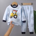 thumbnail image 2 of UAYOTSE Girls Soft Warm Pajama Set Toddler 3 6 12 18 Months 2T 3T 4T 5T fit Pjs Breathable Fall Baby Home Clothes Long Sleeve Size 3-4 Years, 2 of 4