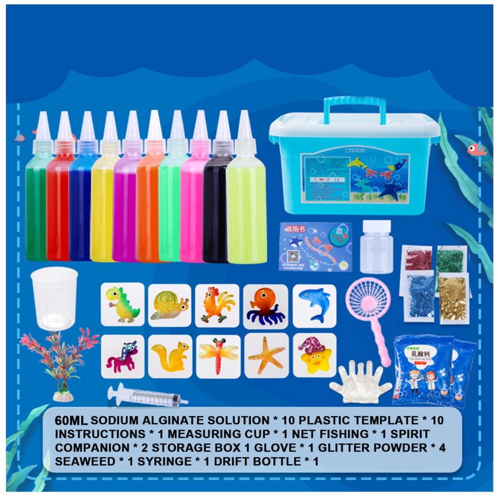 Magic Water DIY Sea Creature Colorful Toys Figures Durable