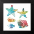 thumbnail image 2 of Villa, Mlli 20x20 Black Modern Framed Museum Art Print Titled - Shells and Stars, 2 of 5