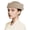Khaki, variant on Women White Beret Hat Elegant French Audrey Style Luxury Formal Cap