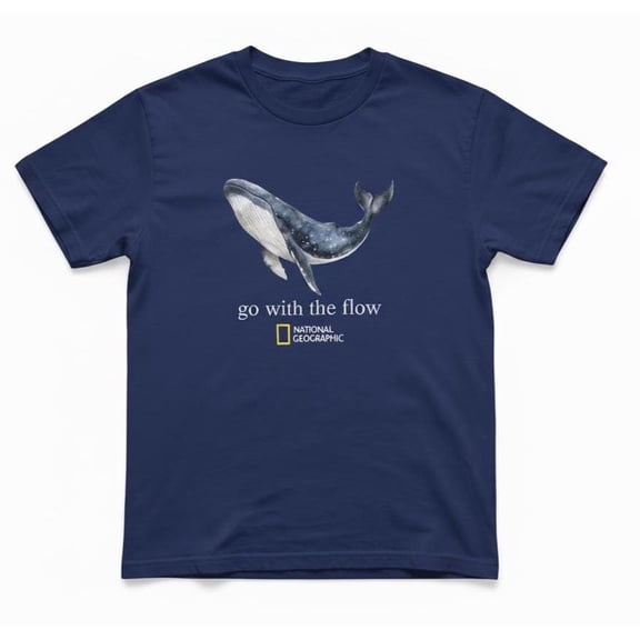 National Geographic blue whale t-shirt
