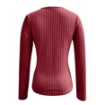 thumbnail image 3 of Dagugfen Sweaters for Women Wrap Deep V Neck Long Low Cut Sleeve Slim Fitted Knitted Going out Tops for Night Club Party, 3 of 5