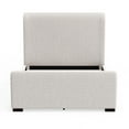 thumbnail image 6 of Alpine Furniture Adele Upholstered California King Platform Bed in Beige, 6 of 9