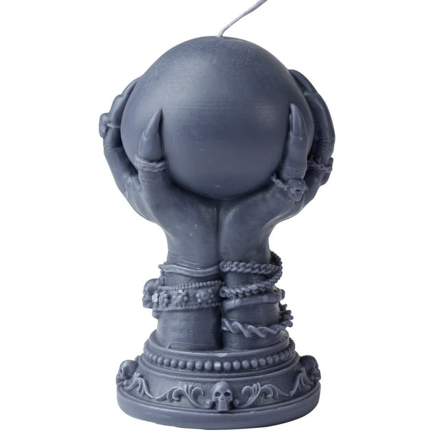 Rejuuv Skull Bougie Créative, Bougie Parfumée à la Main Bead Halloween Skull